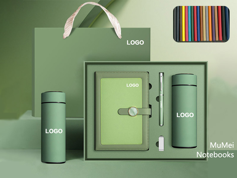 Corporate gift notebook set with pen and box